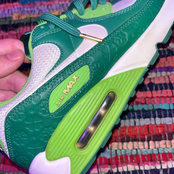 Saint Pattys day Air Maxes size10.5 color green - Picture 1 of 9